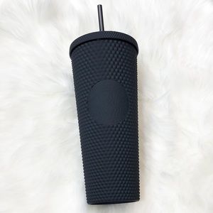 NEW Starbucks matte black studded tumbler